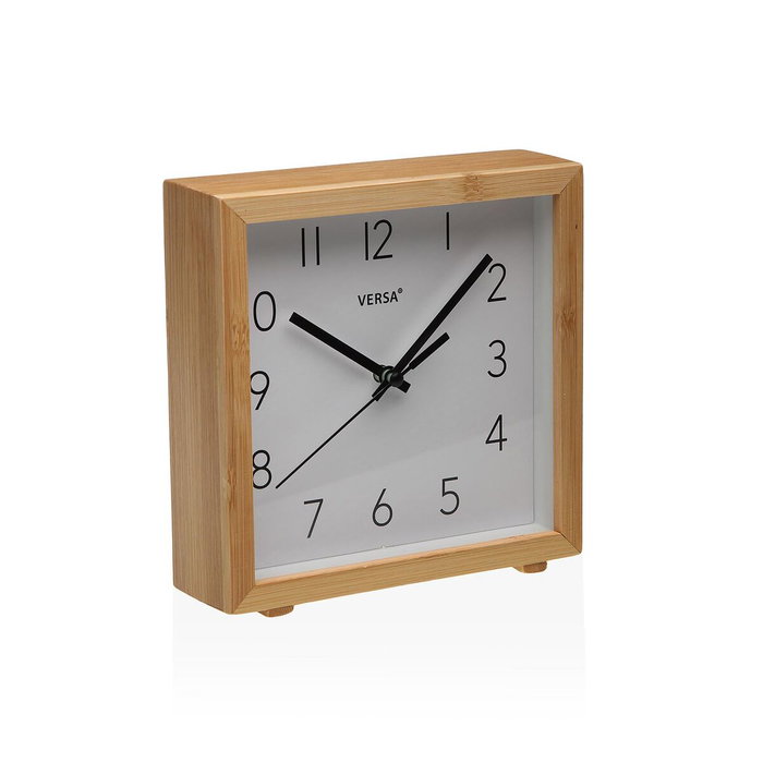 Horloge de table Versa Blanc Minimaliste Horloge de table Versa Blanc Minimaliste