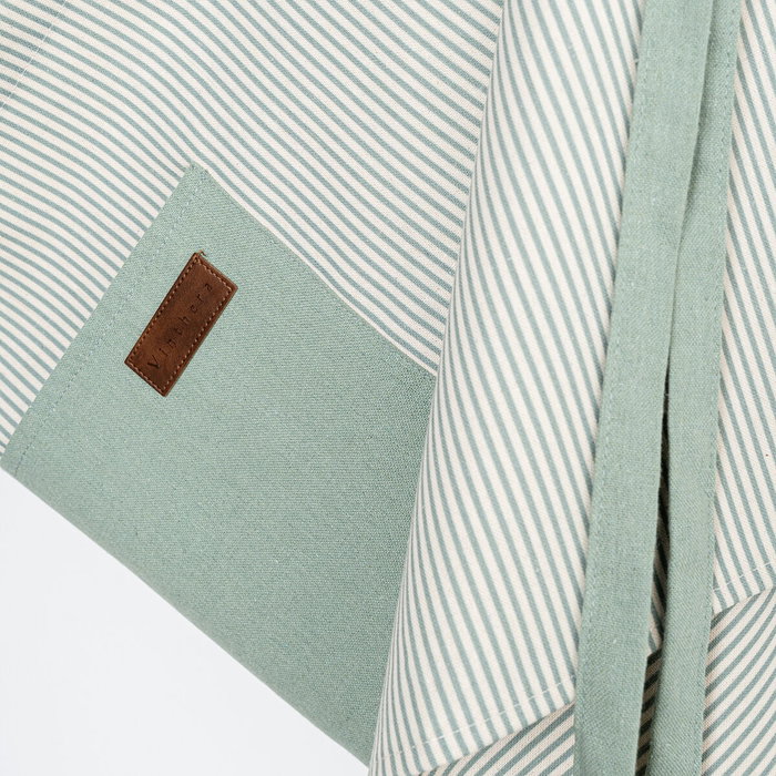 Vinthera Tablier de Cuisine Recyclé Okapi 50x110 cm Bicolore Textile Oeko-Tex Longue Durée Vinthera Tablier de Cuisine Recyclé Okapi 50x110 cm Bicolore Textile Oeko-Tex Longue Durée