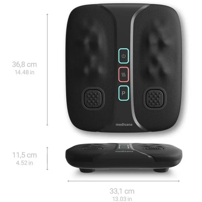 Medisana LM 100 - Masseur shiatsu et vibrations 2 en 1 pour pieds et jambes - Fonction chauffante - 2 intensités - Noir Medisana LM 100 - Masseur shiatsu et vibrations 2 en 1 pour pieds et jambes - Fonction chauffante - 2 intensités - Noir