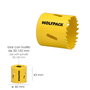 WOLFPACK LINEA PROFESIONAL Scie cloche bimétal Target Ø 46 mm
