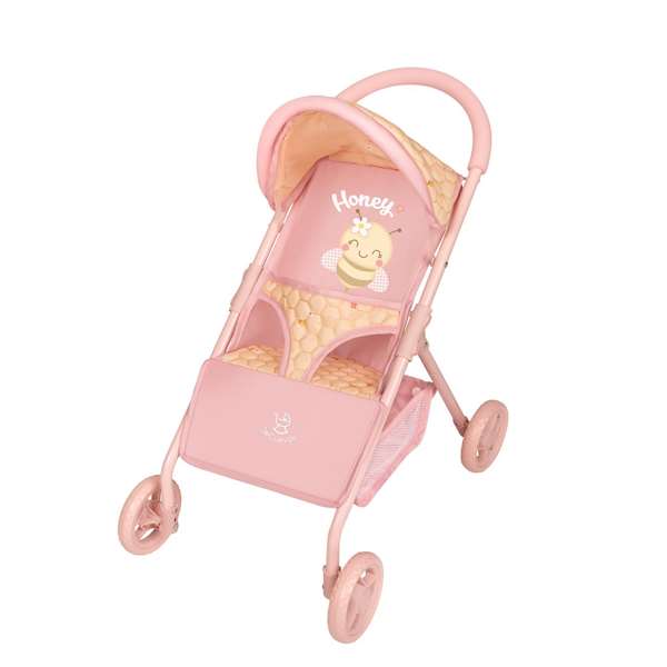 Decuevas Chaise pour poupée 4 roues - pour poupées jusqu'à 50 cm, honey Decuevas Chaise pour poupée 4 roues - pour poupées jusqu'à 50 cm, honey