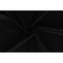 BigBuy Home Parure de couette Satin King Noir 220 x 240 cm
