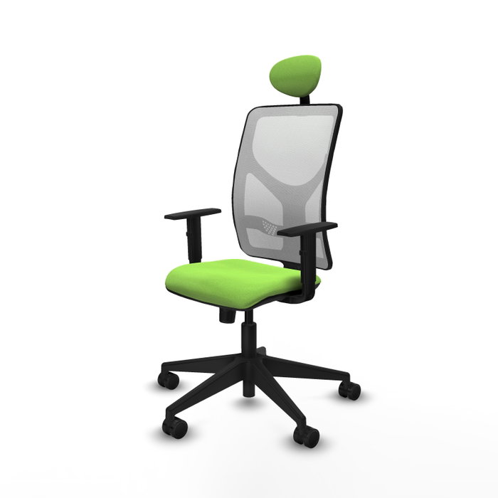 Piqueras y Crespo Chaise de Bureau Motilla Pistache et Blanc