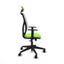 Piqueras y Crespo Chaise de Bureau Motilla Pistache et Blanc