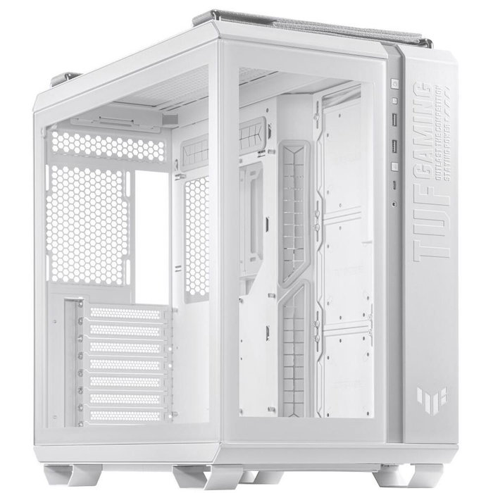 Boîtier ATX semi-tour Asus GAMGT502PLUS/TGARGBWH Blanc Boîtier ATX semi-tour Asus GAMGT502PLUS/TGARGBWH Blanc