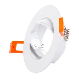 Downlight Circulaire Basculante Aluminium Blanc 93Mm