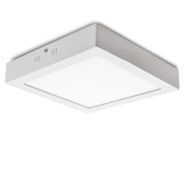 GreenIce Plafond LED Carré 12W Blanc Froid 6000K