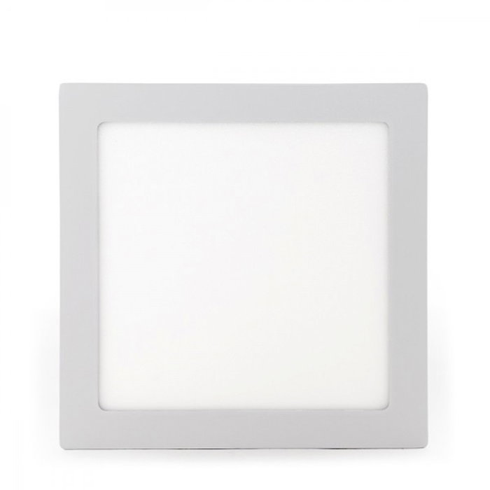 Plafonnier LED carré 12 W 1 200 lm 6 000 K Blanc Froid Plafonnier LED carré 12 W 1 200 lm 6 000 K Blanc Froid