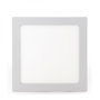 Plafonnier LED carré 12 W 1 200 lm 6 000 K Blanc Froid