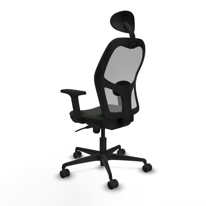 Piqueras y Crespo Chaise de Bureau avec Appui-tête 2D036N1 Noir Piqueras y Crespo Chaise de Bureau avec Appui-tête 2D036N1 Noir