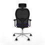 Piqueras y Crespo Chaise de Bureau avec Appui-tête Jorquera 3D086N2 Lila