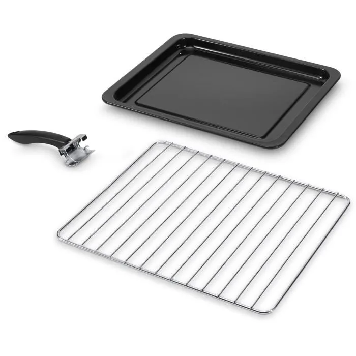 Delonghi EO 40112.BK Mini-four 40 L Noir Chaleur tournante 2000 W Porte double vitrage 51.5 x 44 x 36 cm Delonghi EO 40112.BK Mini-four 40 L Noir Chaleur tournante 2000 W Porte double vitrage 51.5 x 44 x 36 cm