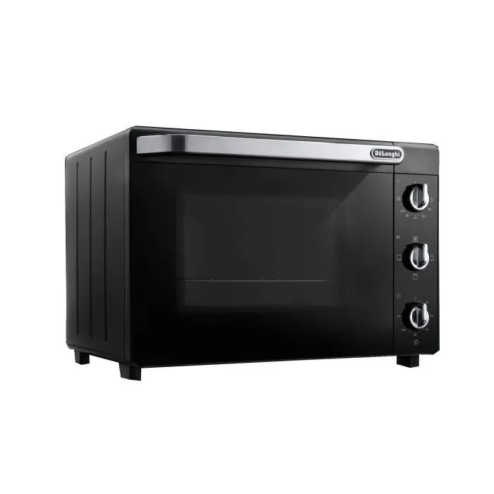Delonghi EO 40112.BK Mini-four 40 L Noir Chaleur tournante 2000 W Porte double vitrage 51.5 x 44 x 36 cm Delonghi EO 40112.BK Mini-four 40 L Noir Chaleur tournante 2000 W Porte double vitrage 51.5 x 44 x 36 cm