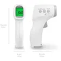 Medisana TM A79 Thermomètre frontal infrarouge sans contact, mesure température corporelle et ambiante (0-100 °C), alarme fièvre 3 couleurs, 50 mémoires, écran LCD