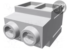 HARTING har-flexicon 10,16 TTSH-2 TB50 BK barre de serrage pour PCB noire