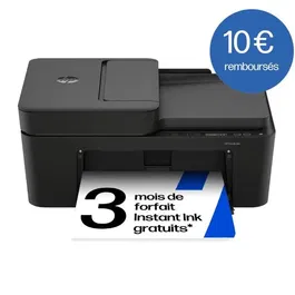 HP DeskJet 4310 - Imprimante tout-en-un couleur jet d'encre avec Wi-Fi, HP+ et 3 mois d'Instant Ink - Impression, copie, scan