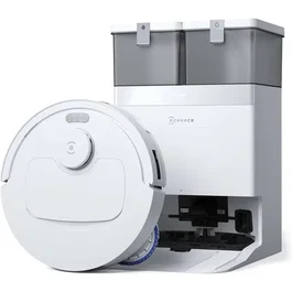 ECOVACS T30C Omni GEN2 - Aspirateur Robot Laveur avec Station OMNI - 25000Pa - Lavage eau chaude 75°C - OZMO Turbo 2.0