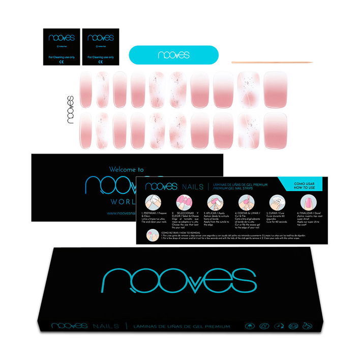 Nooves Ongles Gel Premium Glam #art Design 20 Unités