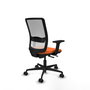 PIQUERAS Y CRESPO Chaise Haches Synchrone/Traslack Orange et Blanc