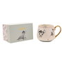 WIDDOP & CO Tasse Bambi Disney en Porcelaine de Chine avec Illustrations et Détails Dorés