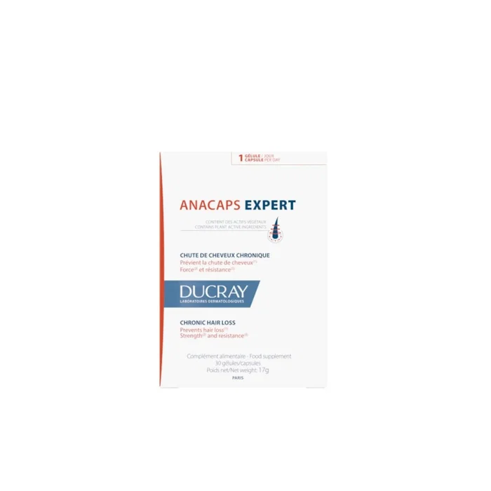 Ducray Anacaps Expert Complément Alimentaire Anti-chute 30 Capsules Ducray Anacaps Expert Complément Alimentaire Anti-chute 30 Capsules