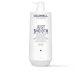 Goldwell JUST SMOOTH Conditionneur Taming 1000 ml - Dompte les cheveux indisciplinés et crépus, démêlage immédiat, rend les cheveux plus lisses et doux