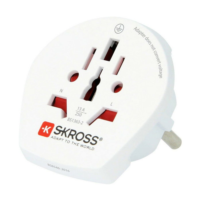 Adaptateur de courant Skross 1500211-E Européen International Adaptateur de courant Skross 1500211-E Européen International