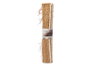 Giftdecor Tapis Naturel Blanc Rayures 60 x 90 cm en Jute et Coton (Set de 12)