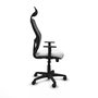 Piqueras Y Crespo Silla Alocén - Assise Blanche et Dossier Noir