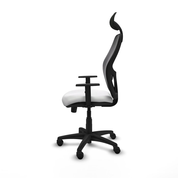 Piqueras Y Crespo Silla Alocén - Assise Blanche et Dossier Noir Piqueras Y Crespo Silla Alocén - Assise Blanche et Dossier Noir
