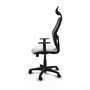 Piqueras Y Crespo Silla Alocén - Assise Blanche et Dossier Noir