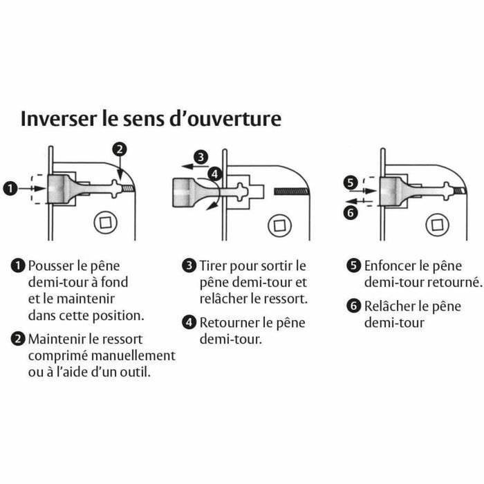 Yale Serrure à encastrer à clé Y75R-A40/B/SC, Axe 40 mm, Certifiée NF Niveau 2, Blanc Yale Serrure à encastrer à clé Y75R-A40/B/SC, Axe 40 mm, Certifiée NF Niveau 2, Blanc