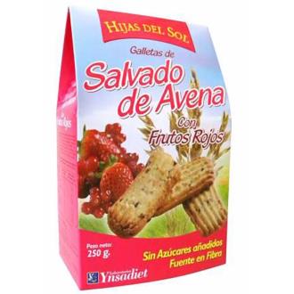 HIJAS DEL SOL Galettes de son d'avoine aux fruits rouges 250g HIJAS DEL SOL Galettes de son d'avoine aux fruits rouges 250g