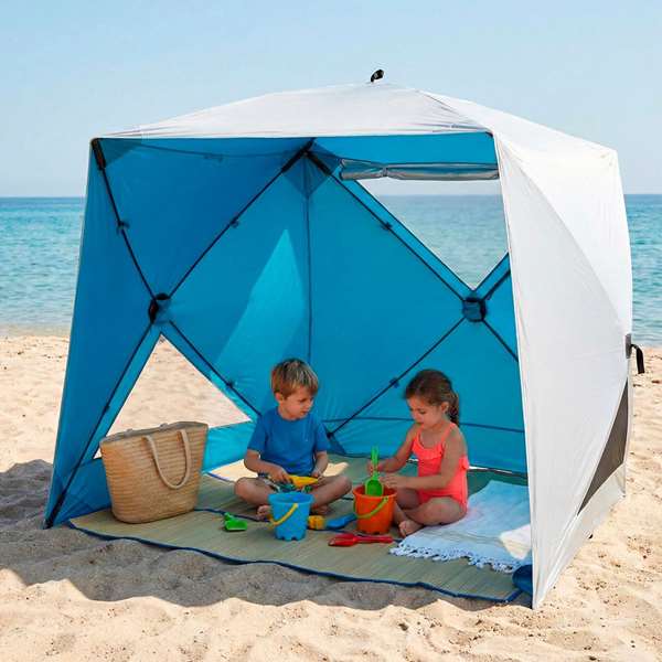 Color Baby Aktive-Paravientos Playa 165X165X183Cm Color Baby Aktive-Paravientos Playa 165X165X183Cm