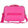Necessaire de voyage ABS Love Minnie Disney 29x21x15cm avec bandoulière, compartiments et bande pour valise, JOUMMA BAGS