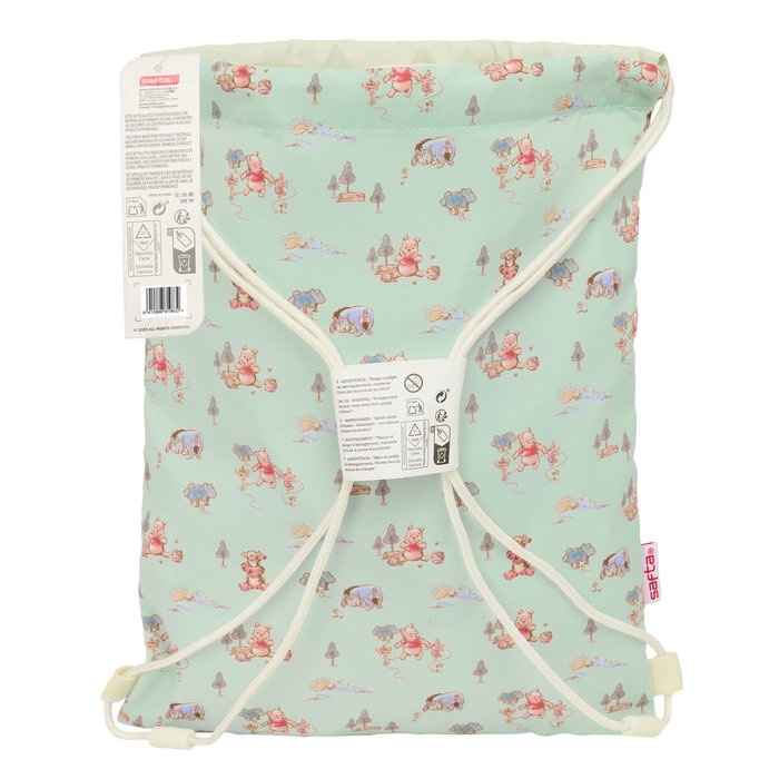 Sac à dos serré par des ficelles Winnie The Pooh 26 x 34 x 1 cm