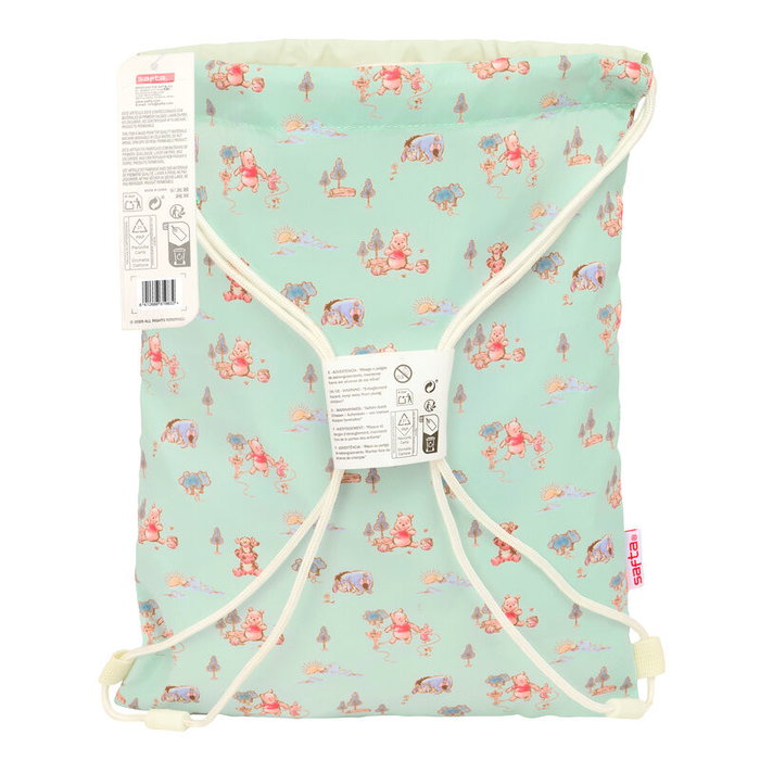 SAFTA Sac à dos Disney Winnie the Pooh 34 cm avec bolsillo intérieur à zip et cordons de fermeture