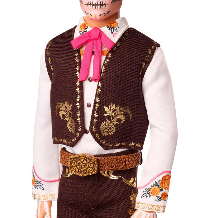 Barbie Ken Jour des Morts Mattel JBJ06 - Figurine avec décoration crâne et chapeau - Version multilingue (Anglais, Français, Allemand, Italien, Portugais, Espagnol) Barbie Ken Jour des Morts Mattel JBJ06 - Figurine avec décoration crâne et chapeau - Version multilingue (Anglais, Français, Allemand, Italien, Portugais, Espagnol)