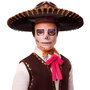 Barbie Ken Jour des Morts Mattel JBJ06 - Figurine avec décoration crâne et chapeau - Version multilingue (Anglais, Français, Allemand, Italien, Portugais, Espagnol)