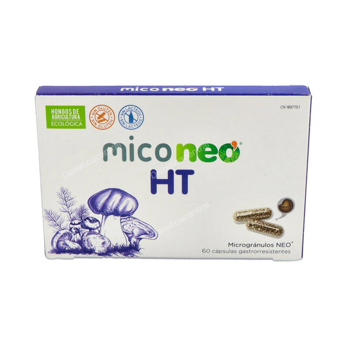 NEO Mico Neo Ht 60Cap. Complément alimentaire à base de champignons et olivier - 60 gélules NEO Mico Neo Ht 60Cap. Complément alimentaire à base de champignons et olivier - 60 gélules