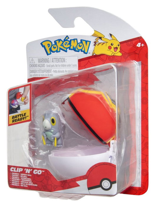 Jazwares Pokémon Clip 'n' Go figurine d'action Wave 21 Frigodo & Bis Ball