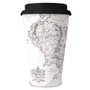 SD TOYS Taza viaje Mapa Tierra Media El Señor de los Anillos