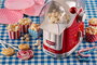 Ariete 2958/00 Machine à pop-corn Party Time rouge - Machine à pop-corn design rétro - Capacité 600 g - Pour snacks naturels sans graisses