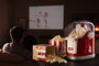 Ariete 2958/00 Machine à pop-corn Party Time rouge - Machine à pop-corn design rétro - Capacité 600 g - Pour snacks naturels sans graisses