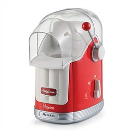 Ariete 2958/00 Machine à pop-corn Party Time rouge - Machine à pop-corn design rétro - Capacité 600 g - Pour snacks naturels sans graisses