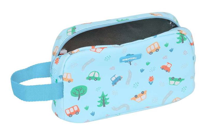 Safta - Porte-petit-déjeuner et thermos pour préscolaire à motif voitures 21,5x12x6,5cm - Recommandé dès 3 ans Safta - Porte-petit-déjeuner et thermos pour préscolaire à motif voitures 21,5x12x6,5cm - Recommandé dès 3 ans