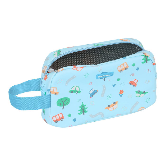 Sac glacière goûter Safta Coches Bleu 21,5 x 12 x 6,5 cm