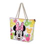 Karactermania Sac de plage Disney Minnie Fruits avec zip, compartiment unique et anses, 37 x 52 x 17 cm