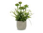 Ibergarden Plante Artificielle Tiges Pot Ciment Assorti Couleurs 23x39x23 cm (Set de 6)