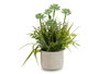 Ibergarden Plante Artificielle Tiges Pot Ciment Assorti Couleurs 23x39x23 cm (Set de 6)